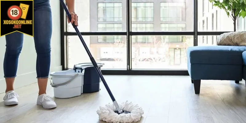 Dọn dẹp nhà cửa sạch sẽ