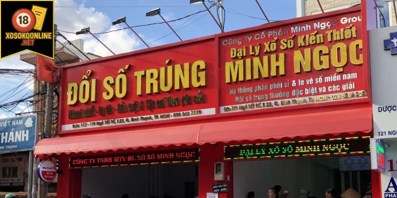 Lịch sử, phạm vi phát hành xổ số Minh Ngọc