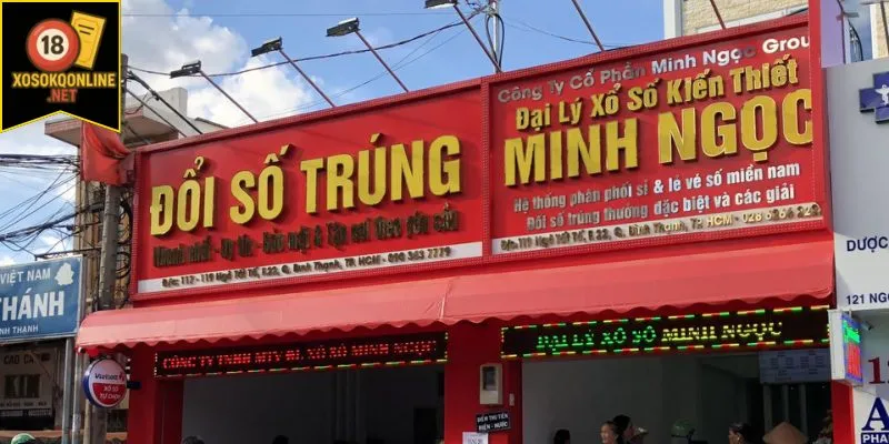 Lịch sử, phạm vi phát hành xổ số Minh Ngọc